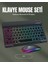 Rgb Aydınlatmalı Şarjlı Kablosuz Klavye ve Mouse Seti – Modern ve Kompakt Tasarım 1