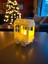 Yılbaşı Temalı Işıklı Dekoratif Noel Treni (1 Makinist + 2 Vagon) - Tealight Mumlu Yılbaşı Dekoru 4
