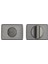 RO15 Kapı Kolu Rozeti Wc Füme Renk 52X52X11 mm 1