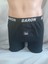 Siyah %100 Pamuk Rahat Kullanışlı Erkek Boxer 5