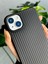 Iphone 13 - 14 ve 15 Uyumlu 3D Serrated Kabartma Parlak Silikon Kılıf 1