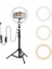 Halka Işık Genişletilmiş Standı ve Telefon Tutucusu Youtube Videosu Için Kamera LED Halka Işık Akış Makyaj Selfie Fotoğrafları ile Uyumlu (Bbl HX260 10 Inç) 2