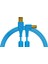 Chroma Cables Usb-A To B - 1.5mt | Right Angled Blue 1