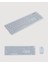 Beyaz Kablosuz Klavye Fare Seti Kablosuz Fare USB Alıcı Pc Uyumlu 4