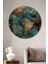 Keşifler Atlası Yağlı Boya Görünümlü Ahşap Dekoratif Tablo Yuvarlak Tablo 1