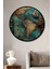 Keşifler Atlası Yağlı Boya Görünümlü Ahşap Dekoratif Tablo Yuvarlak Tablo 2