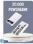 Hızlı Şarj Destekli 20.000MAH Powerbank USB Type-C Lightning LCD 1