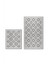 Şile Doğal Pamuklu 2'li Banyo Paspas & Halı Seti 60X100+50X60 Grey 1
