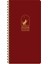 Keskin 2026-8*16 Haftalık Spiralli Cep Ajandası - Bordo 1