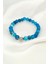 Mavi Akik Doğal Taşlı Bileklik 2