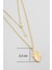 Serena Parıltısı 18 Ayar Sarı Altın Kaplama 50 cm Gümüş Kolye 3