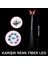 LED Fiber Optik Işıklı Kelebek Saç Klipsi 1 Adet 4