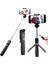 Selfie Çubuğu Tripod Bluetooth Kumandalı Selfie Çubuğu Telefon Tutucu - F089K656-U35089 2