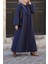 Şal Yaka Kaban - Lacivert 1