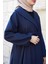 Şal Yaka Kaban - Lacivert 4