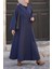 Şal Yaka Kaban - Lacivert 8
