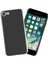 Apple iPhone 7 ile Uyumlu Kapak Kamera Korumalı Şarj Yeri Tıpalı Şeffaf Silikon Kılıf 3