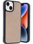 iPhone 14 Kılıf Aras Deri Kapak - Pudra (K95) 1