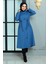Garni Detaylı Mont Mavi 10386 4