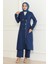 Düğme Detaylı Fermuarlı Takım Indigo MSW19219 1