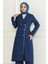Düğme Detaylı Fermuarlı Takım Indigo MSW19219 2