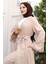 Apolet Detaylı Kimono Takım Bej 19253 2