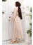 Apolet Detaylı Kimono Takım Bej 19253 4