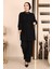 Zincir Detaylı Takım Siyah MSW19140 1