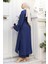 Apolet Detaylı Kimono Takım Indigo 19253 4