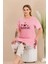 Lady Altı Çiçekli Büyük Beden Bayan Pijama Takımı 1