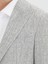 Gri Desenli Modern Fit Keten Karışımlı Ceket 3