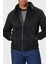 Soft Shearling Regular Fit Yumuşak Tüylü Ceket Yaka Mont M5BL43W2302 Erkek Mont M5BL43 W2302 Jblk 1