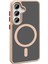Spia Galaxy S25 Plus Kılıf M-Safe Şarj Özellikli Mat Arka Yüzey Spıa Sio Kapak - Rose Gold 8