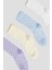 4 Çift Mevsimsel Kız Çocuk Soket Çorap 4