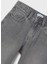 Kız Çocuk Gri Bol Paça Kot Pantolon 7574 4