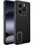 Redmi Note 14 5g Kılıf Kamera Korumalı Logo Gösteren Omega Kapak - Siyah 1