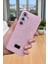 Samsung S24 Fe Uyumlu – Pembe Taşlı Işıltılı Yumuşak Silikon Kılıf, Darbeye Karşı Dayanıklı Kapak 4