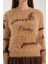 Kadın Bej Sakal Iplik Inci Detaylı Bisiklet Yaka Triko Kazak 3