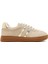 Kadın Bej Bağcıklı Kalın Tabanlı Sneaker 25AFE145414 1