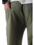 Yeşil Bol Paça Beli Bağlamalı Erkek Pantolon E7403 3