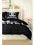 Nevresim Takımı Çift Kişilik Pamuklu Saten Kumaş 6 Parça 3D Dijital Baskı Duvet Cover Set Model No: 3