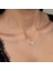 Ucarticaret Swarovski Taşlı Gümüş Damla Tektaş Bayan Kolye 1