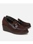 01AYH315580A480 KADIN Süet Deri Kahverengi Rahat Dolgu Topuklu Günlük Loafer 2
