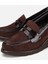 01AYH315580A480 KADIN Süet Deri Kahverengi Rahat Dolgu Topuklu Günlük Loafer 3