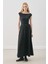 Kemer Detaylı Kloş Etek Siyah 1