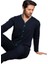 Norde Premium Penye Interlok Kumaş Kışlık Önden Düğmeli Erkek Pijama Takımı M/2xl 3