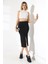 Ön Yırtmaçlı Midi Boy Kalem Etek 7