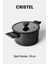 Cristel 24 cm Derin Tencere Siyah 2
