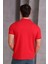 Erkek Slim Fit Pamuklu Yumuşak Doku Nefes Alan Kumaş Yakalı Tişört 5