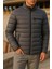 Erkek Kışlık Comfort Trend Günlük Füme Şişme Mont 2
